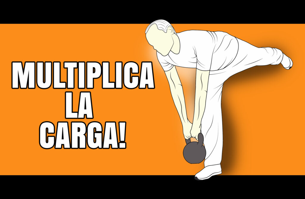 Peso muerto a una pierna.